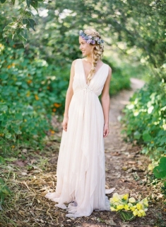 Греческие свадебные платья: особенности стиля