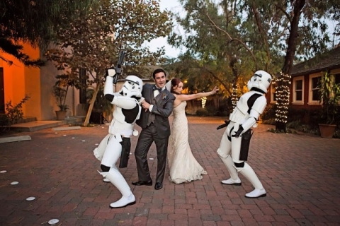 Оригинальные свадьбы в стиле Звездные Войны